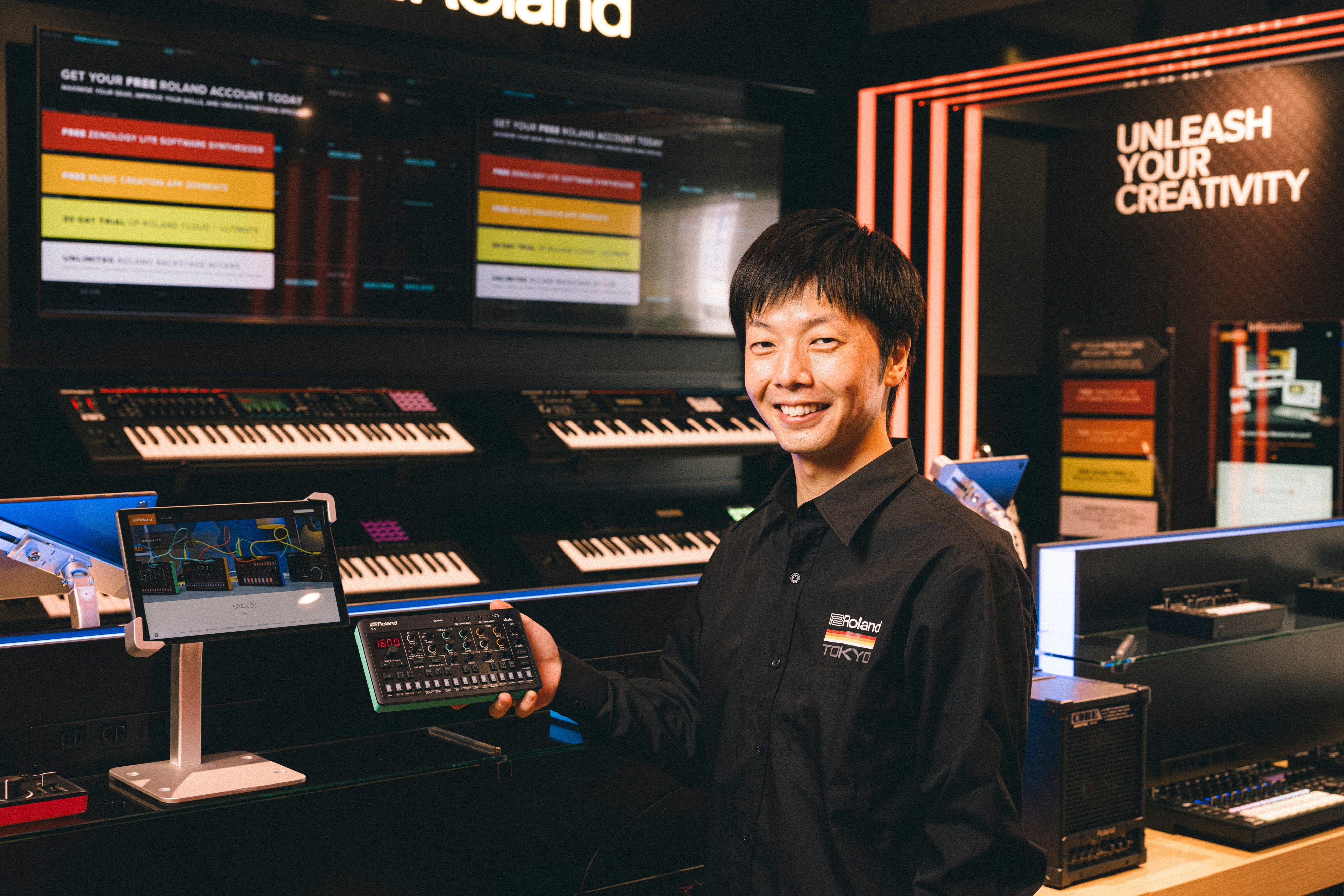 AIRA & DJ – Roland Store Tokyo AIRA & DJ – Roland Store Tokyo